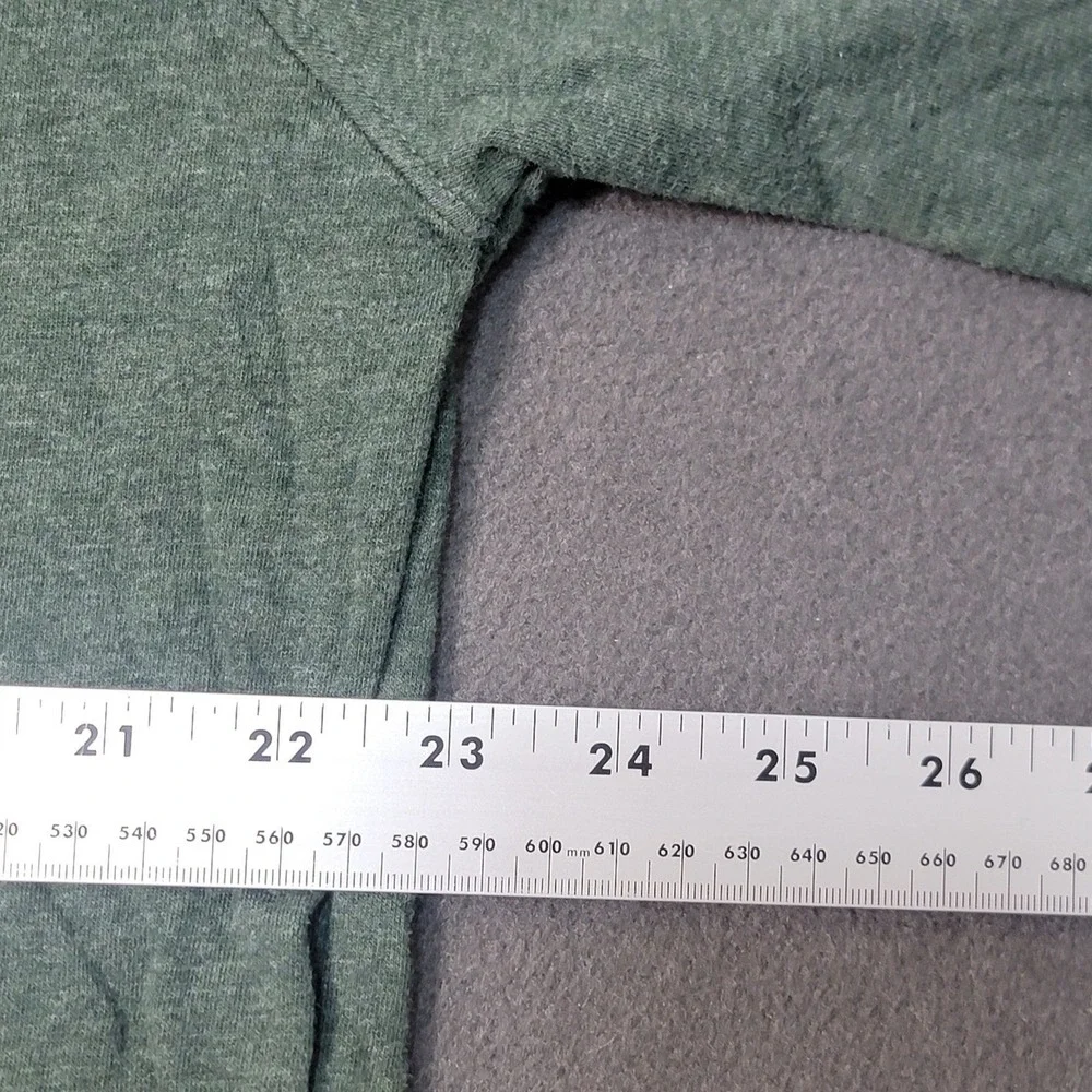 Banana Republic Hooded Henley‎ Mens XL Pullover Heathered Green Lightweight